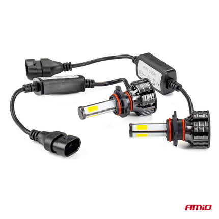 AMiO LED Mistlichten COBserie HB3 Wit - VCTparts.nl