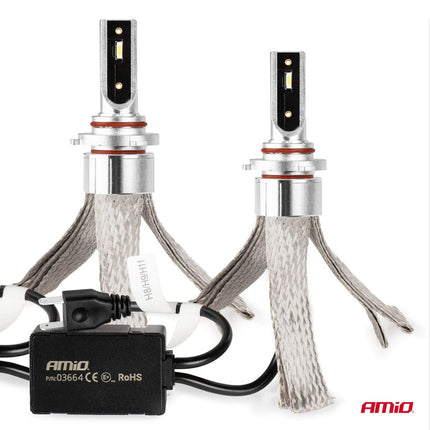 AMiO LED Mistlichten FLEX+ Serie HB3 9005/HIR1 9011/H10 canbus 6000K 12 - 24V Wit - VCTparts.nl