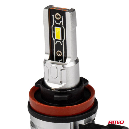 AMiO LED Mistlichten H - mini - serie H8/H9/H11/H16 Wit - VCTparts.nl