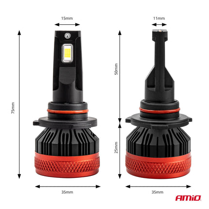 AMiO LED Mistlichten X3serie HB3 9005/HIR1 9011/H10 Wit - VCTparts.nl