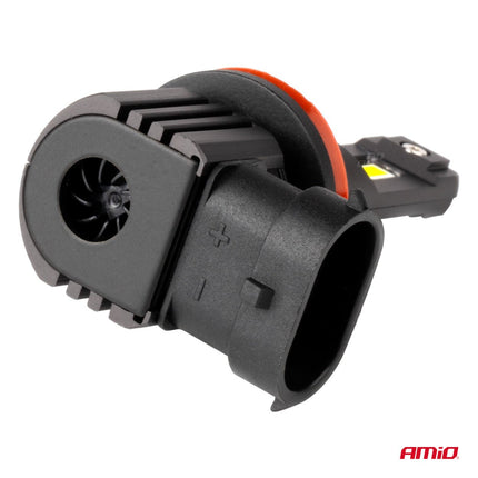 AMiO LED Mistlichten X4 - serie AVIATOR H8/H9/H11/H16 6500K max. 44W Wit - VCTparts.nl