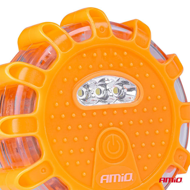 AMiO AMiO LED Safety Lights Rood Set van 10 Noodlampen 12SMD+3SMD 650mAh met Waarschuwingsfunctie AMiO 3
