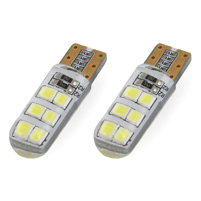 AMiO LED STANDAARD T10 W5W 12xSMD 2835 12V Zilver