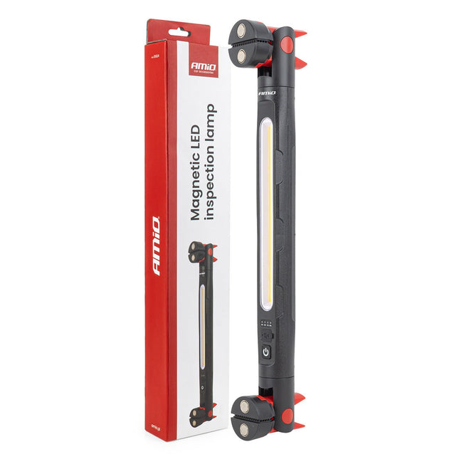 AMiO LED Werklamp met Magneet en Klem 4000mAh - Inspectielamp voor Garage en Werkplaats AMiO 1
