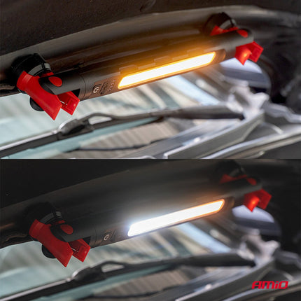 AMiO LED Werklamp met Magneet en Klem 4000mAh - Inspectielamp voor Garage en Werkplaats AMiO 4