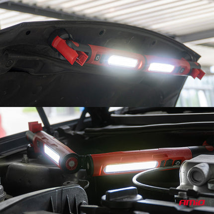 AMiO LED Werklamp met Magneet en Klem 4000mAh - Inspectielamp voor Garage en Werkplaats AMiO 3