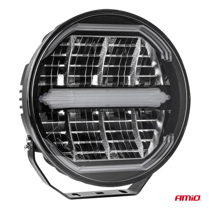 AMiO LED Werklicht Verstraler 112W 12V - 24V Lange - afstandslamp met Positielicht voor Vrachtwagen, Offroad, Bouw en Landbouw - VCTparts.nl