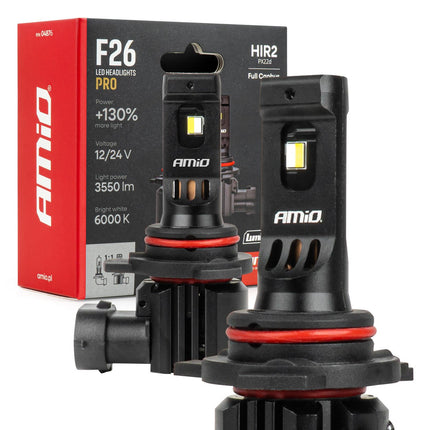 AMiO AMiO LumiTec F26 Night Breakers HIR2 +130% PRO LIMITED LED Koplampen - 68W 12V 24V FULL CANBUS Dimlicht Grootlicht AMiO 1
