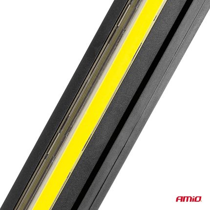 AMiO Magnetische Werklamp Inspectie Auto Zaklamp met Draadloze Lader Rood - Zwart - VCTparts.nl