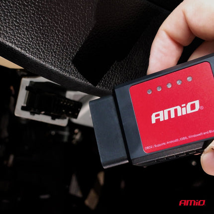 AMiO OBD2 Bluetooth XL Diagnosescanner – Draadloze Auto - en Truckdiagnose voor iOS, Android en Windows - VCTparts.nl