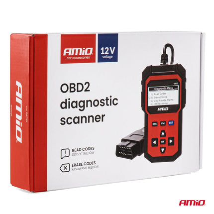 AMiO OBD2 V410 Professionele Diagnostische Scanner Uitleestool – Snelle Auto - en Truckdiagnose voor Voertuigen - Pro Scan - VCTparts.nl