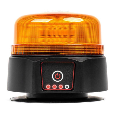 Amio stroboscope clignotant clair LED sans fil lampe à avertissement magnétique R65 R10 12 / 24V Orange