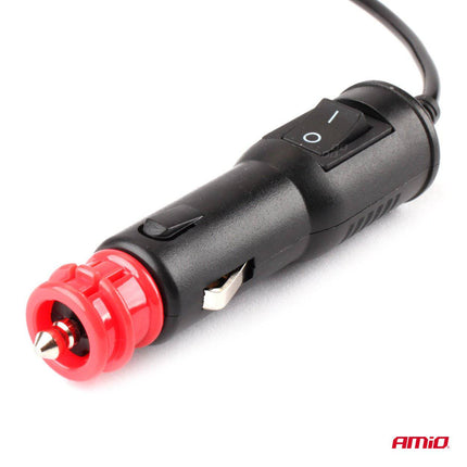 AMiO Oranje LED Zwaailicht Noodverlichting met Magneet 18LED 12/24V - VCTparts.nl