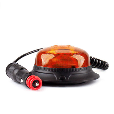 Éclair d'urgence clignotant Amio Orange LED avec aimant 18 / 24V