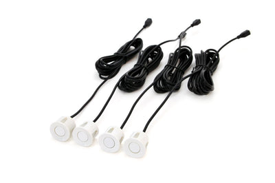 AMiO Parkeerassistentiesysteem LED-GRAF 4 sensor wit