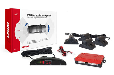 Amio Parking Aid System a mené 4 capteurs noirs 19 mm camion