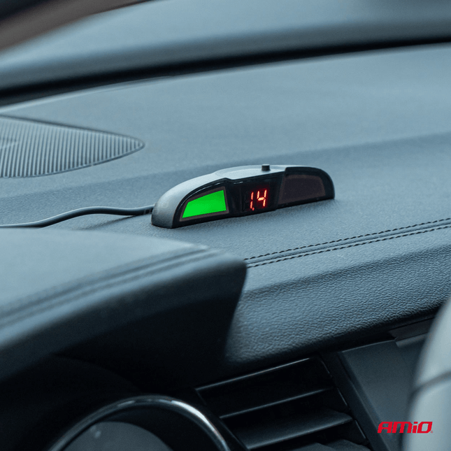 AMiO AMiO Parkeerhulpsysteem LED COB 4 sensor zwart AMiO 2