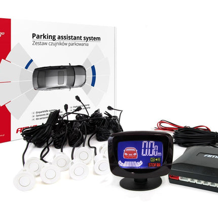 AMiO AMiO Parkeerhulpsysteem LED - GRAF 8 sensor wit AMiO 6