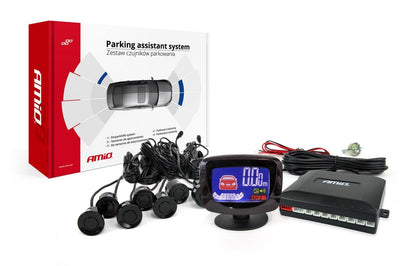 Système d'aide au parking amio LED-Graf 8 Capteur noir