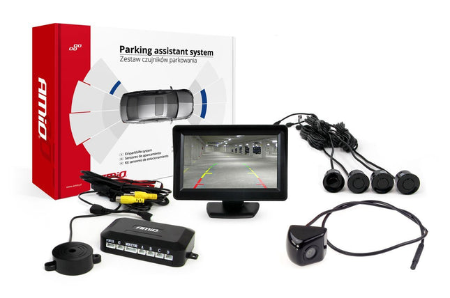 AMiO AMiO Parkeerhulpsysteem TFT01 43" met HD - 310 4 sensoren zwart AMiO 2