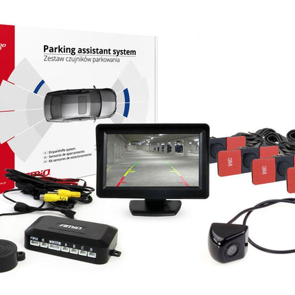 AMiO AMiO Parkeerhulpsysteem TFT01 43" met HD - 310 4 sensoren zwart binnenmontage AMiO 1
