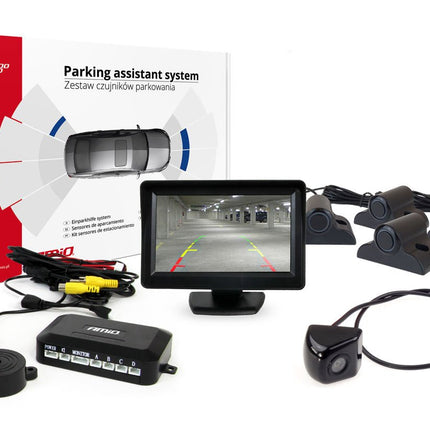 AMiO AMiO Parkeerhulpsysteem TFT01 43" met HD - 310 4 sensoren zwart Truck AMiO 7