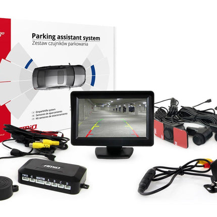 AMiO AMiO Parkeerhulpsysteem TFT01 43" met HD 315 LED 4 sensoren zwart binnenmontage 165mm AMiO 7