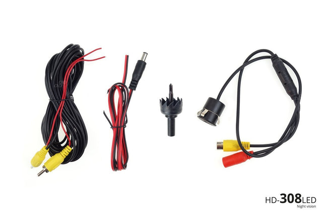 AMiO AMiO Parkeerhulpsysteem TFT02 4,3 inch LCD Beeldscherm - HD308LED Camera en 4 Zwarte Sensoren voor Auto AMiO 2