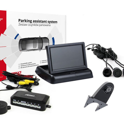 AMiO AMiO Parkeerhulpsysteem TFT02 43" met 4 Zwarte HD - sensoren – Veilig Parkeren en Achteruitrijden AMiO 8