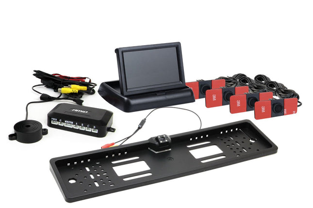 AMiO AMiO Parkeerhulpsysteem TFT02 43" met HD - 402 - LED en 4 Zwarte Sensoren – Binnenmontage voor Elegante en Veilige Installatie AMiO 1