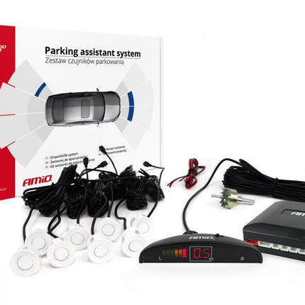 AMiO AMiO Parkeersensor 8 LED wit AMiO 1