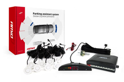 AMiO Parkeersensor 8 LED wit