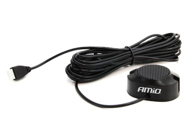 AMiO Parkeersensor 8 Zoemer zilver
