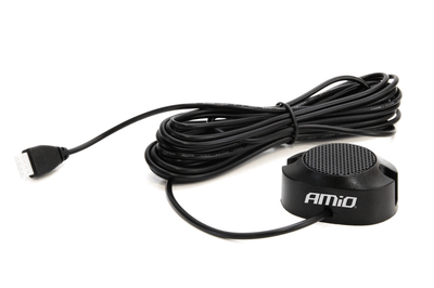 Capteur de parking amio Interieur Pieper 12V Inversion d'alarme Beeper Black