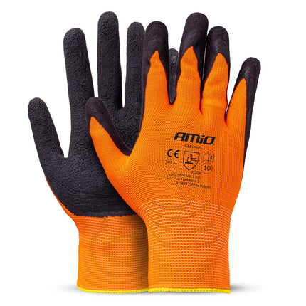 AMiO PE Latex Foam Safety Werkhandschoenen 2132X – Maat 10 L (2 Paar) - VCTparts.nl