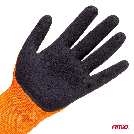 AMiO PE Latex Foam Safety Werkhandschoenen 2132X – Maat 10 L (2 Paar) - VCTparts.nl