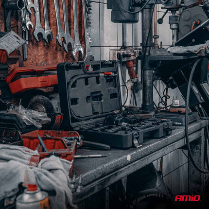 AMiO Pneumatische Injector Trekker Set 24 stuks - Professionele Diesel Injector Verwijder Tool - VCTparts.nl