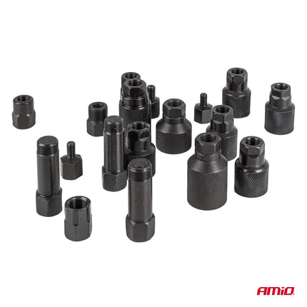 AMiO Pneumatische Injector Trekker Set 24 stuks - Professionele Diesel Injector Verwijder Tool - VCTparts.nl