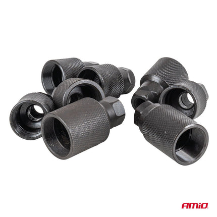 AMiO Pneumatische Injector Trekker Set 24 stuks - Professionele Diesel Injector Verwijder Tool - VCTparts.nl