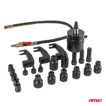AMiO Pneumatische Injector Trekker Set 24 stuks - Professionele Diesel Injector Verwijder Tool - VCTparts.nl