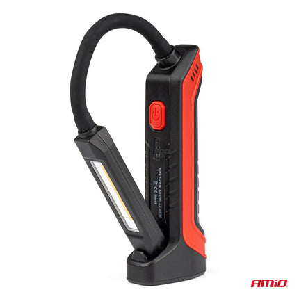 AMiO AMiO Professionele LED Looplamp Inspectielamp WT15 3W COB - Flexibele Arm met Magnetische Bevestiging AMiO 2