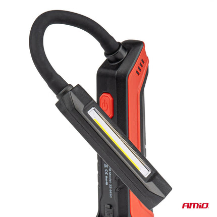 AMiO AMiO Professionele LED Looplamp Inspectielamp WT15 3W COB - Flexibele Arm met Magnetische Bevestiging AMiO 7