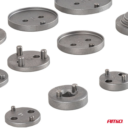 AMiO Remzuiger Terugstel Set 22 Delig - Brake Piston Compression en Wind Back Tool Kit - VCTparts.nl