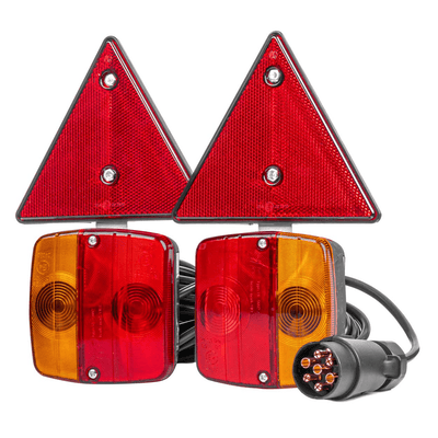 Ensemble amio de lampes avec réflecteurs triangulaires et aimants forts 12V