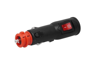 AMiO Sigarettenaanstekerplug Autostekker met Schakelaar 12/24V EURO/DIN Universeel