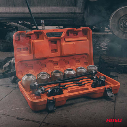 AMiO Silentblok en Lager Pers Set 26 Delig - Bushing Installatie en Demontage Gereedschap - VCTparts.nl