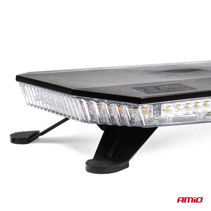 AMiO Stroboscoop Zwaailicht LED Waarschuwingslichtbar / LED Bar 108 LED 762mm Oranje - VCTparts.nl