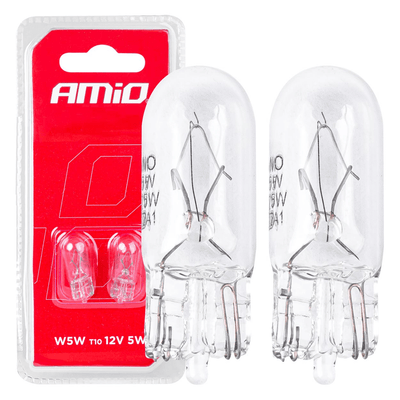 Amio T10 Éclairage halogène blanc 30 lumen W2.1x9.5d (ensemble) [Éclairage de la ville - Éclairage de stationnement - Éclairage de la plaque d'immatriculation - Éclairage intérieur]
