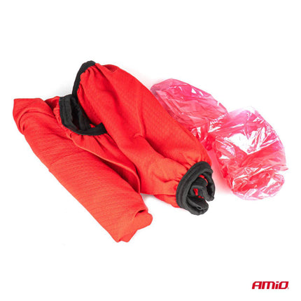 AMiO Textiele Sneeuwkettingen/Sneeuwsokken voor Autobanden XS - EN16662 - 1 / Önorm V5121 Rood (2 stuks) - VCTparts.nl