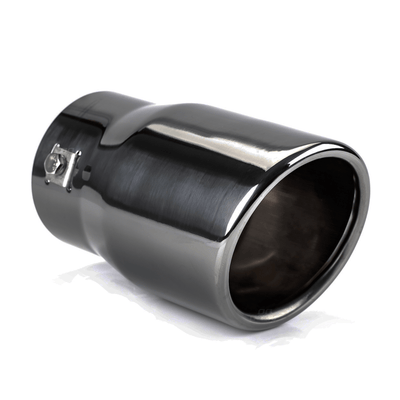 AMiO Uitlaat Einddemper Sierstuk RVS MT 007BC Koppelstuk 78mm Chroom Donkergrijs